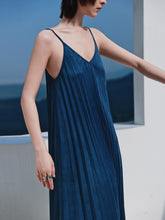 Women Retro Loose V-Neck Slim Suspender Dress